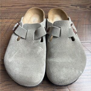 Birkenstock Suede clogs